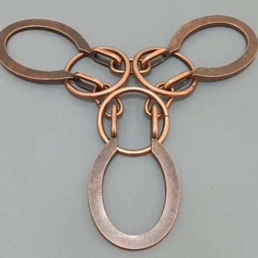 Rompicapo in Lega Lucchetto a Ferro di Cavallo - Gioco Educativo in Metallo con Tre Anelli e Lucchetto - Puzzle in Metallo Lucchetto a Ferro di Cavallo